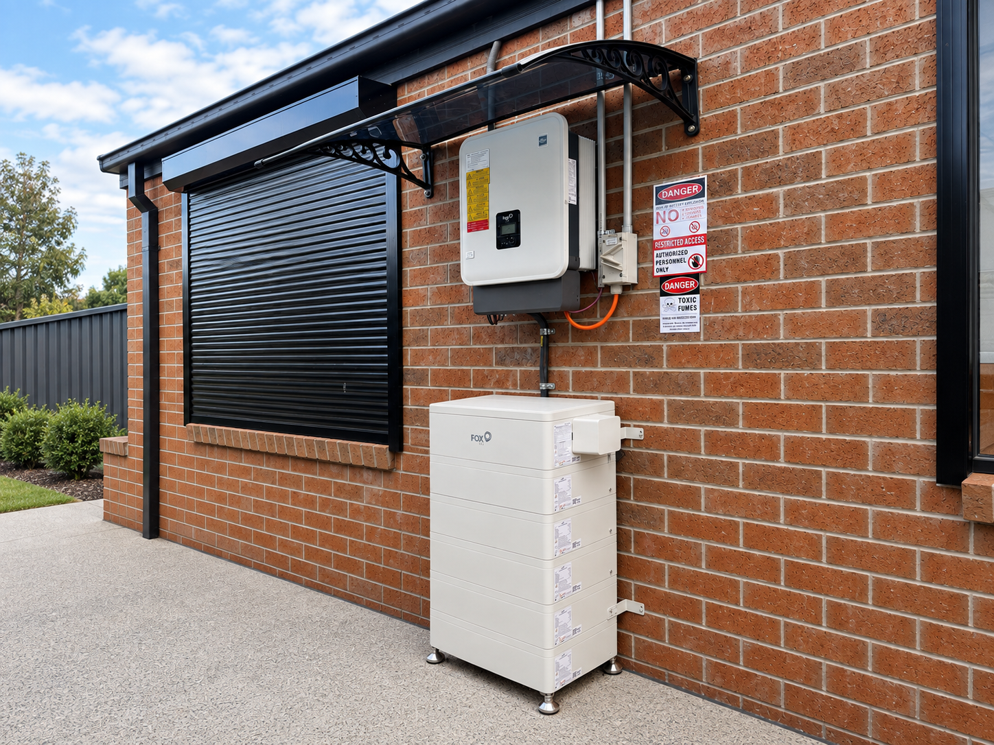 Fox ESS home battery installation featured in the Fox ESS versus SOFAR comparison guide